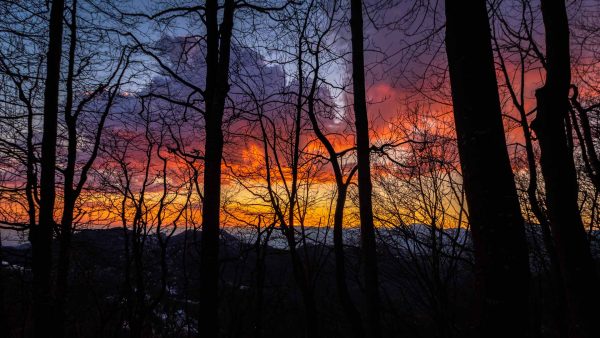 monte poieto tramonto