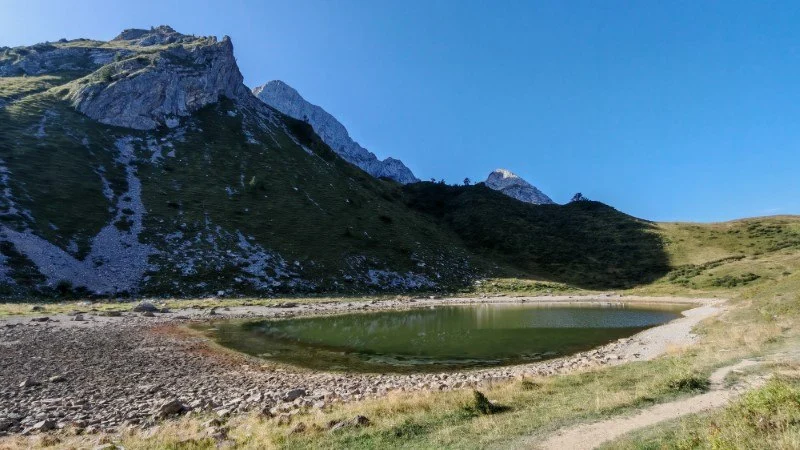 Rifugio Alpe Corte e lago Branchino da Valcanale