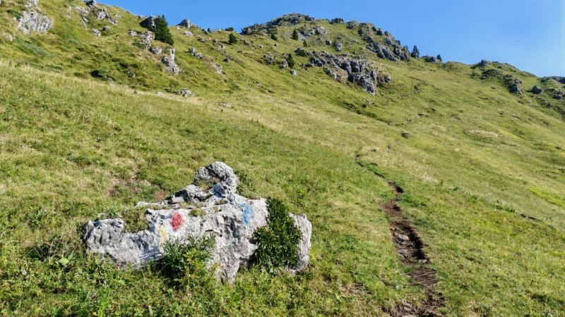 sentiero via normale monte venturosa