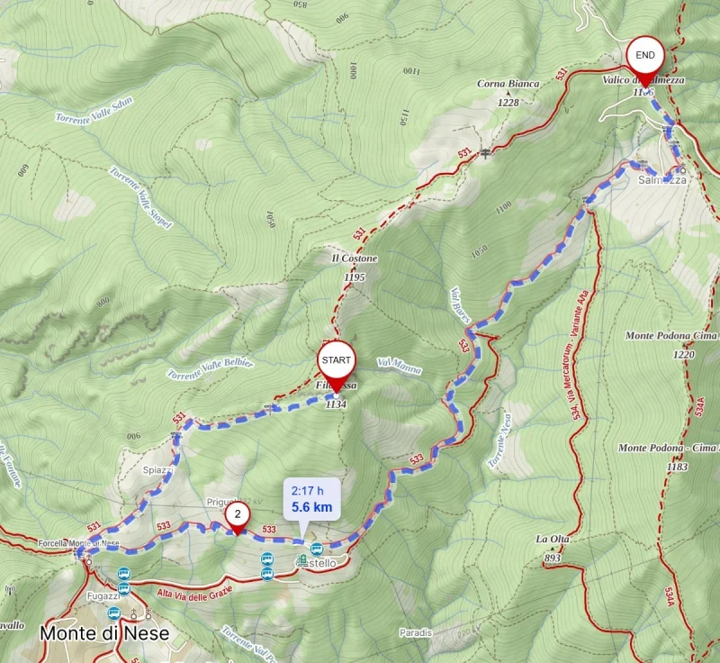 Monte Filaressa | Anello da Salmezza – Discesa con anello