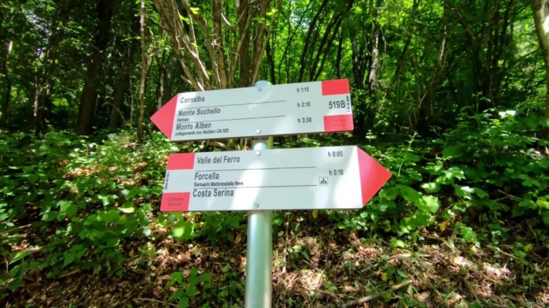 Monte Secretondo da Costa Serina – Sentiero – foto 2