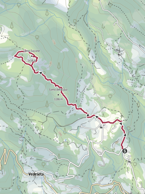 Corno Zuccone da San Bartolomeo