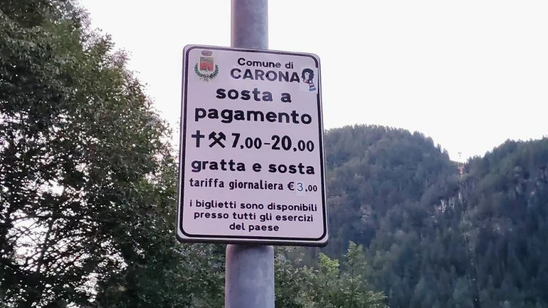 Rifugio Calvi da Carona – Parcheggio a pagamento – foto 2