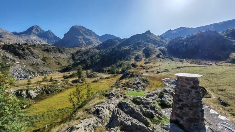 panorama dal rifugio calvi