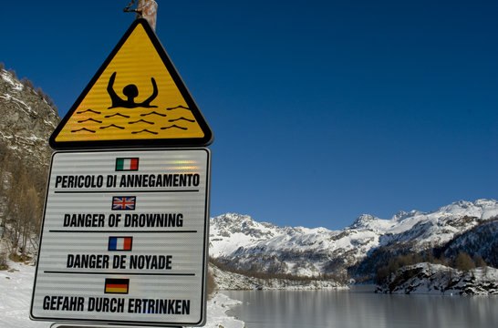 annegamento in montagna