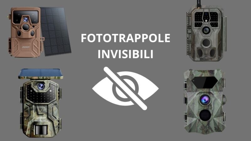 Le migliori Fototrappole con Infrarossi Invisibili