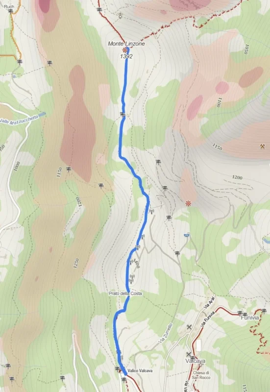 Monte Linzone dal Passo di Valcava
