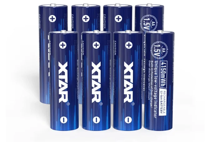 XTAR Batterie al Litio Ricaricabili 1.5V