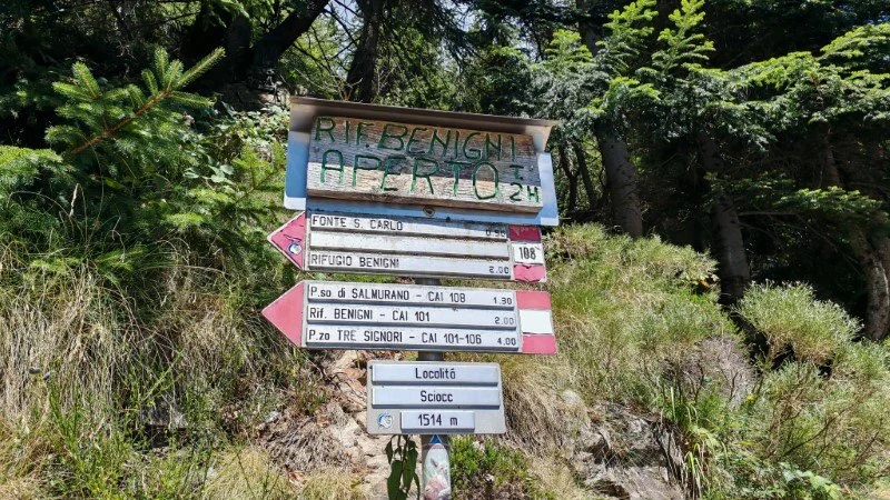 Rifugio Benigni da Cusio – Sentiero