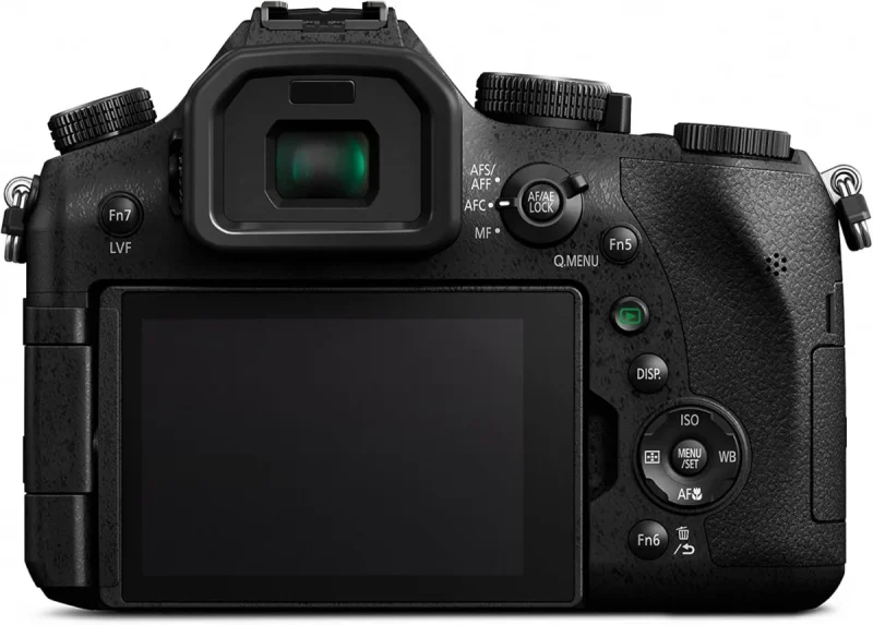 Panasonic FZ2000 vista posteriore