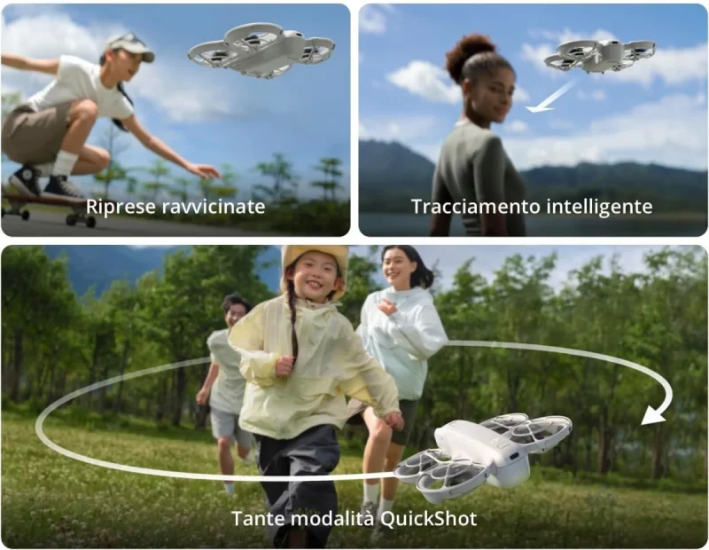 DJI Neo, mini drone per vlog in 4K con controllo versatile
