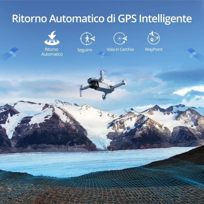 Potensic ATOM SE con modalità Seguimi e pacchetto Combo con due batterie