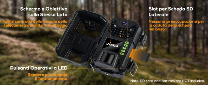 Le Migliori Fototrappole a meno di 50 Euro