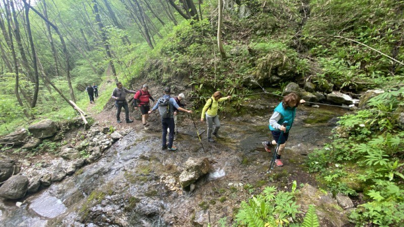 Sentiero delle Calchere in Val Brembilla