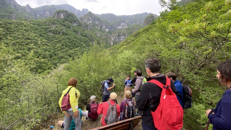Sentiero delle Calchere in Val Brembilla