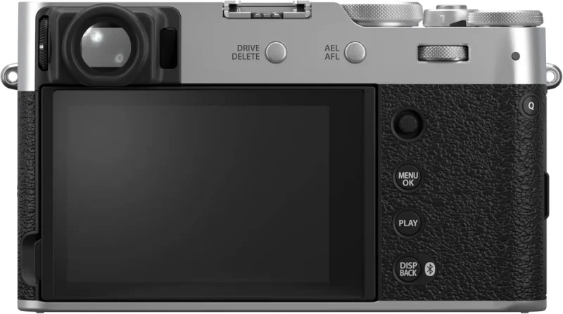 Fotocamera Fujifilm X100VI vista posteriore
