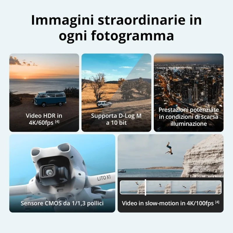 DJI Lito X1 drone sotto i 250 grammi