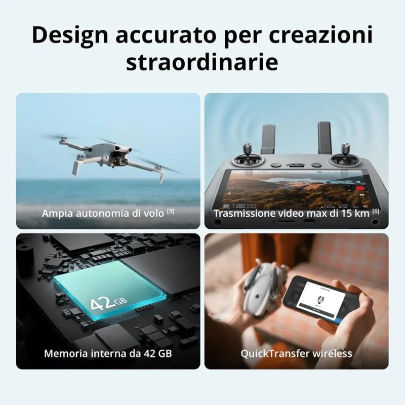 DJI Lito X1 con radiocomando DJI RC 2 incluso