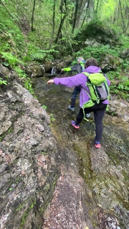 Sentiero delle Calchere in Val Brembilla