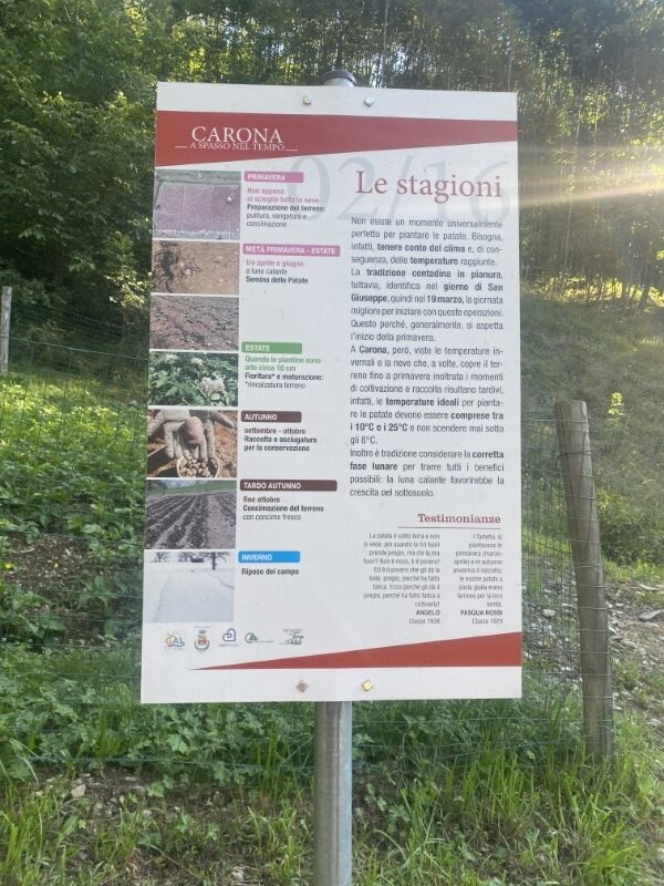 Sentiero "Carona a spasso nel tempo"