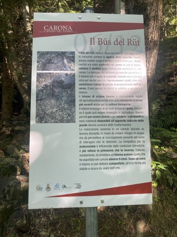 Sentiero "Carona a spasso nel tempo"