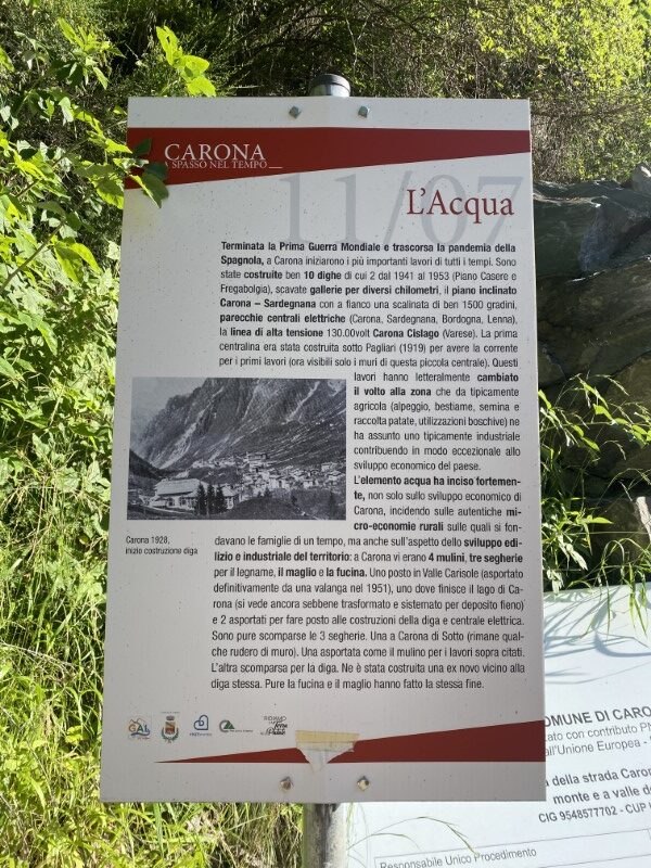 Sentiero "Carona a spasso nel tempo"