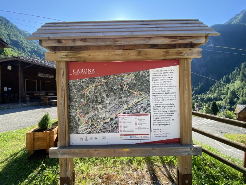 Sentiero "Carona a spasso nel tempo"