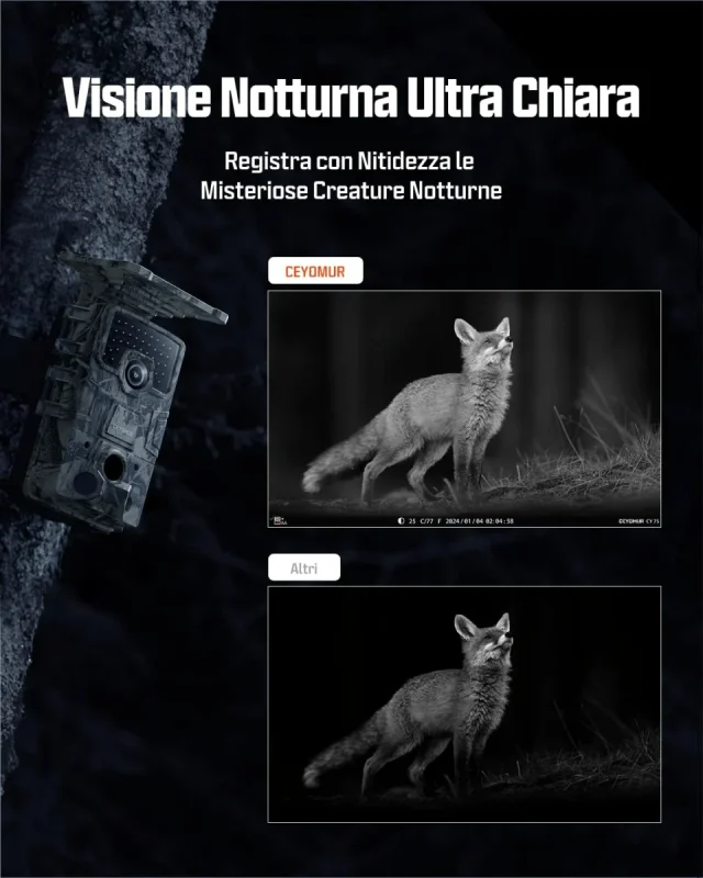 Fototrappola Ceyomur CY75 led