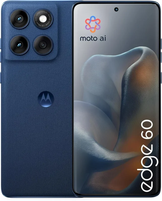 Motorola Edge 60 con display P-OLED curvo da 6,67 pollici a 120Hz