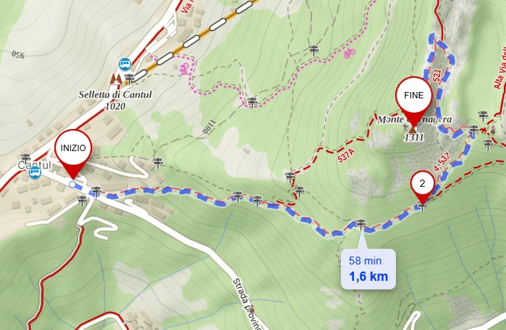 Monte Cornagera dal canyon (EE) – foto 2