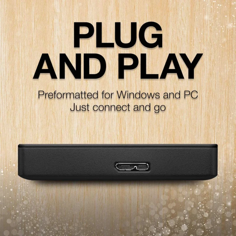 Seagate Portable Drive 2TB plug and play