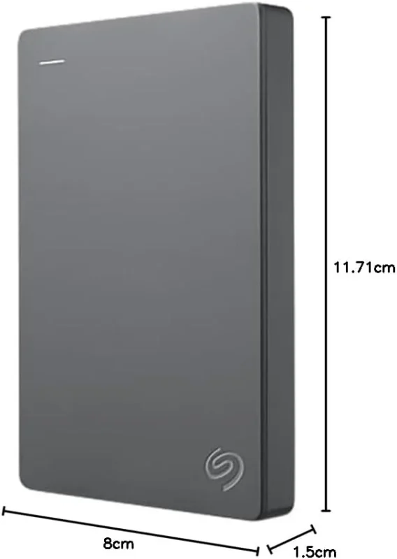 Seagate Basic 2TB dimensioni
