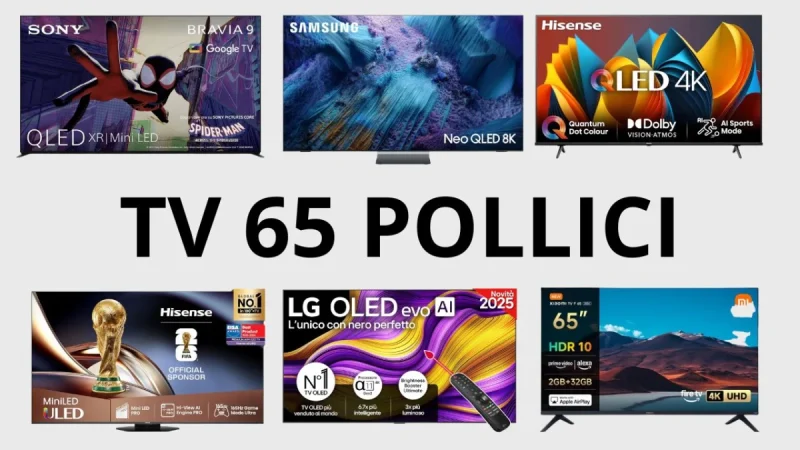 migliori Smart TV da 65 pollici