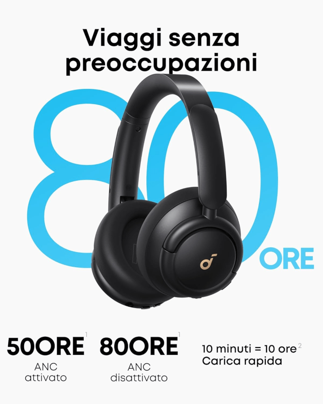 Cuffie wireless JBL Tune Beam Cancellazione attiva del rumore con Smart
