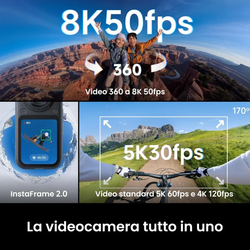 Insta360 X6 8 k 50 fps