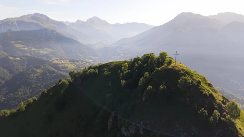 panorama dal monte gioco