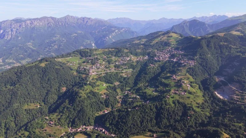 panorama dal monte gioco