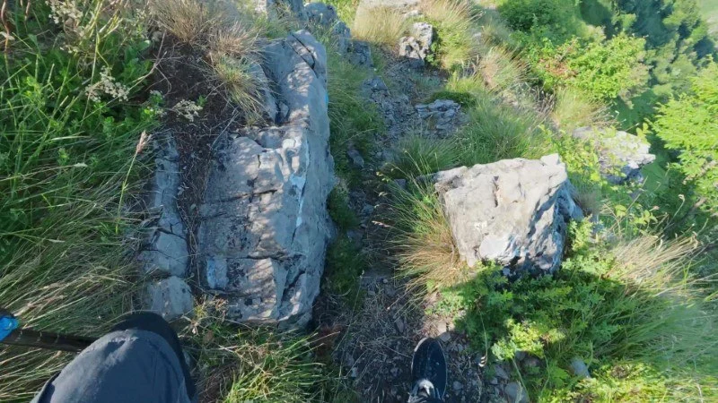 Monte Gioco da Corone – Discesa con anello – foto 3