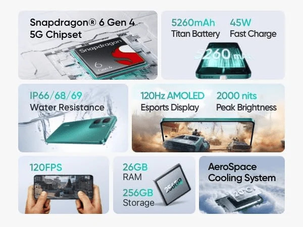 realme P3 caratteristiche