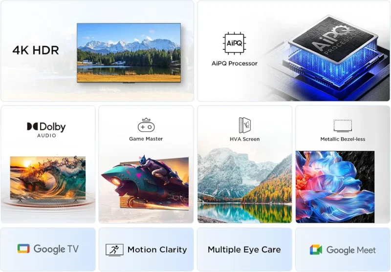 TCL 55V6C caratteristiche