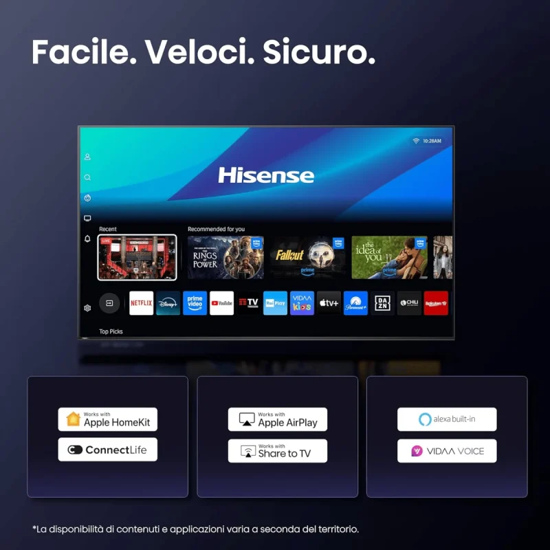 Hisense OLED 55A8DQ tv oled 55 pollici