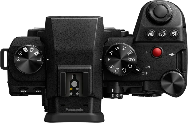 Panasonic S5 II vista dall'alto