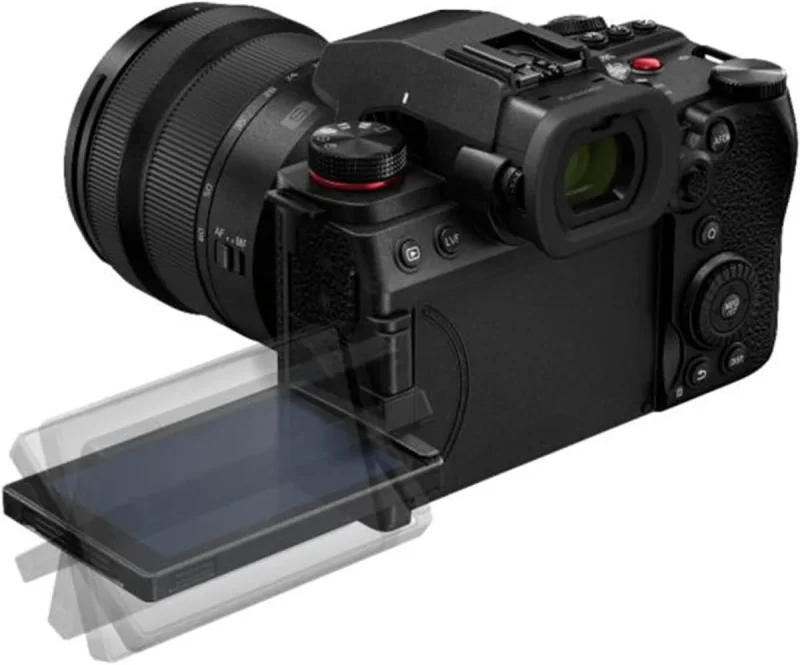 Panasonic S5 II vista posteriore
