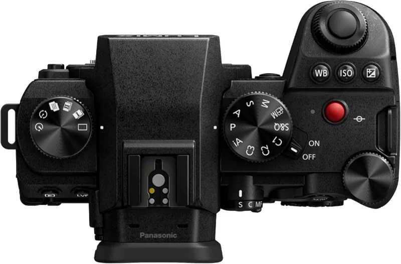 Panasonic G9 II vista dall'alto