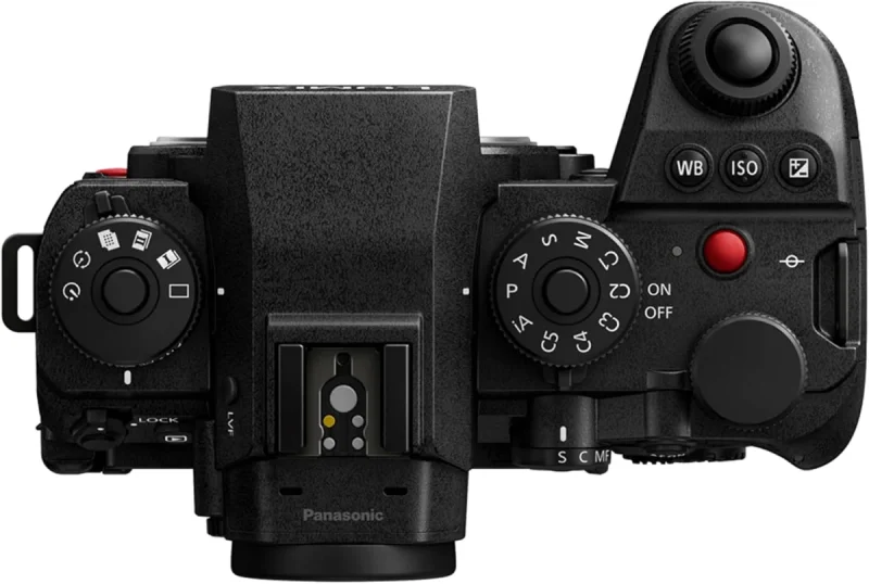 Panasonic S1 II vista dall'alto