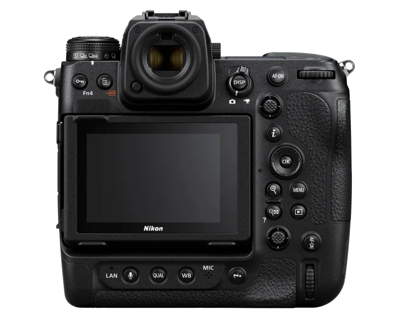 NIKON Z9 vista posteriore