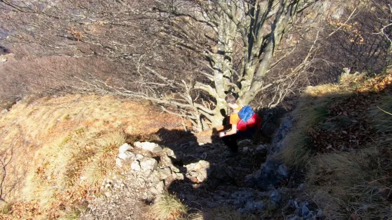 Pizzo Cerro e Castel Regina da Cavaglia – Discesa con anello – foto 4