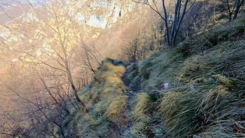 Pizzo Cerro e Castel Regina da Cavaglia – Discesa con anello – foto 8