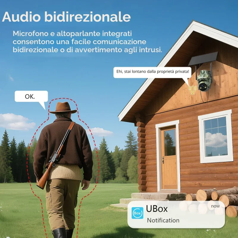 LEMNOI S76 fototrappola 4G audio bidirezionale