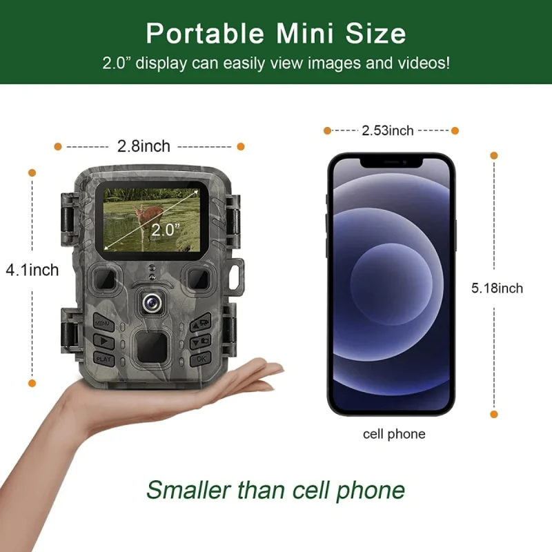 RecorCam Mini301 dimensioni
